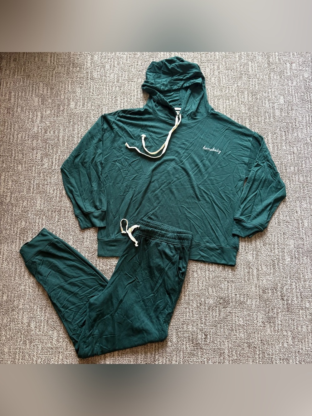 Magnolia by Joanna Gaines "Homebody" Loungewear Set in dark green size XL